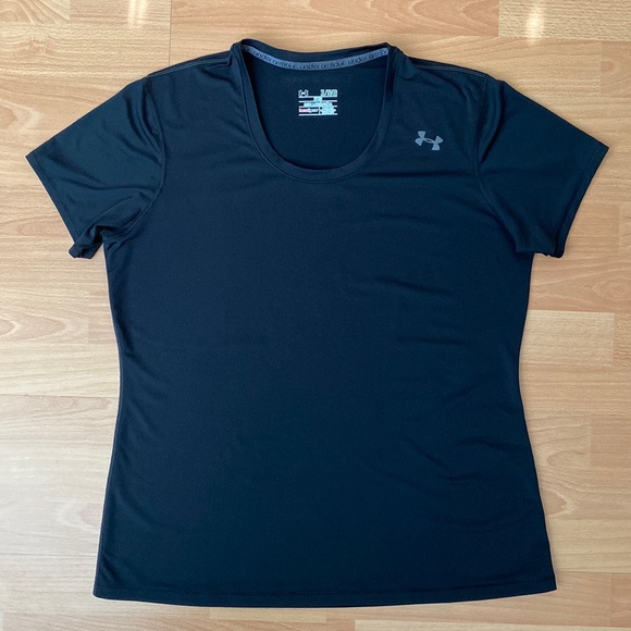 [XL] Under Armour Heat Gear Fitted Short Sleeve T-Shirt | Black - Picture 4 of 4